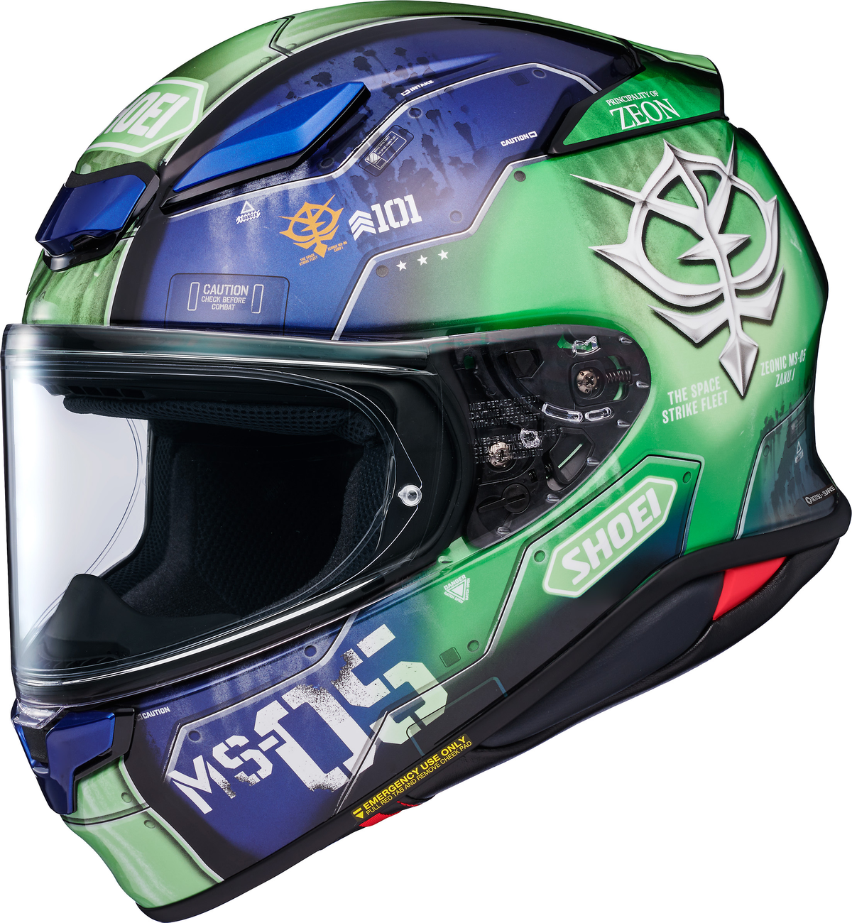 Shoei RF-1400 MS-05 Zaku I Helmet ~ Medium Only