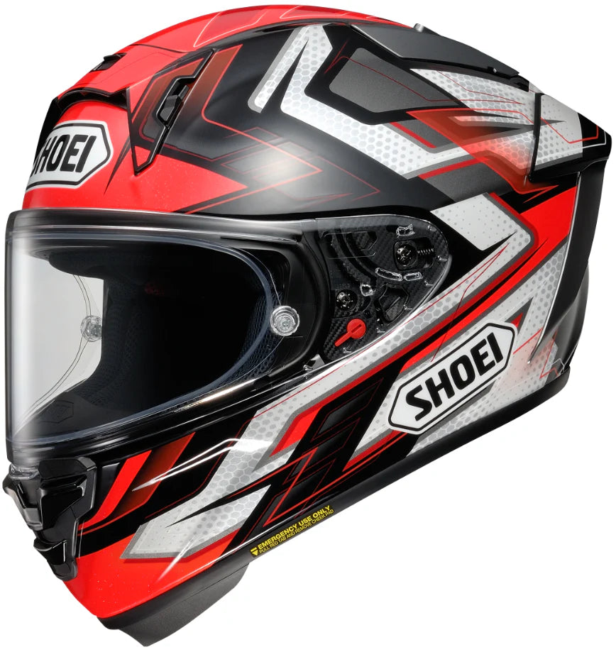 SHOEI X-15 ESCALATE TC-1 RED MEDIUM - 0105110105