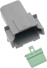 NAMZ CUSTOM CYCLE PRODUCTS 8-WIRE GREY DEUTSCH RCPTCL DR-8G