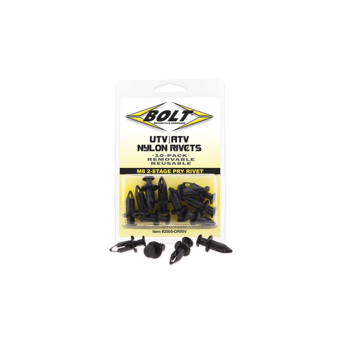 BOLT M8 PRY RIVET KIT 10/PK - 020-00125