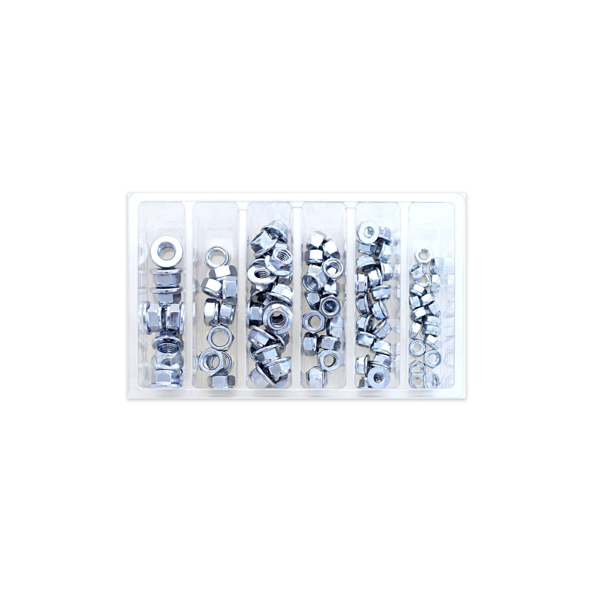 BOLT HEX FUJI-LOCK NUT ASSORTMENT 100 PIECE KIT - 021-20000