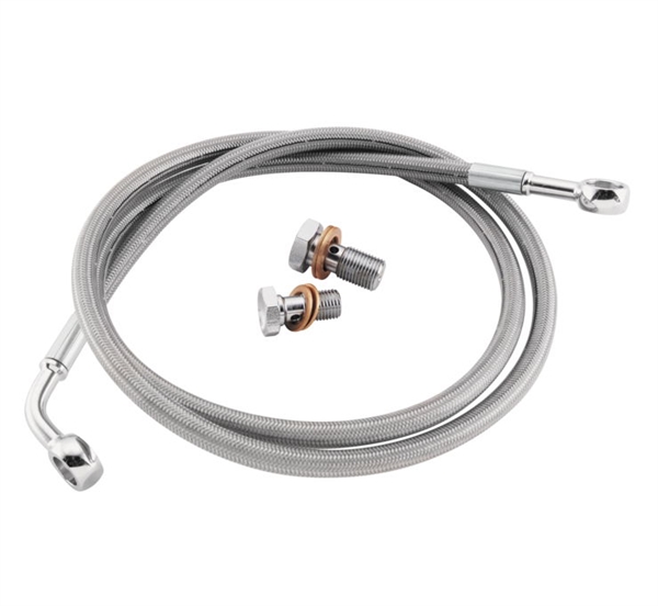 Harley Davidson FLH/FLT Touring '14-'16 Econoline Stock Front Upper ABS Brake Lines By Goodridge