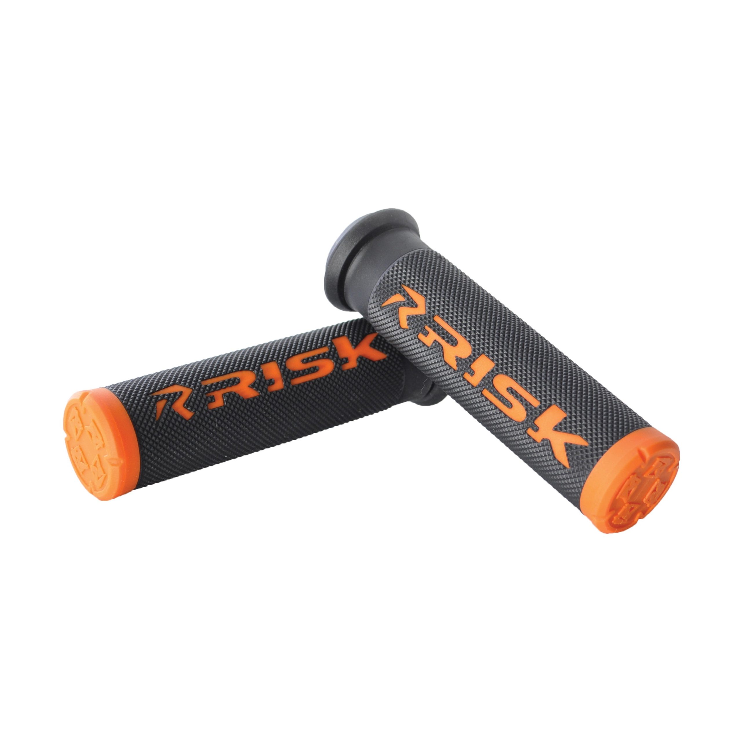 RISK RACING FUSION 2.0 ATV GRIPS ORANGE - 05-1044