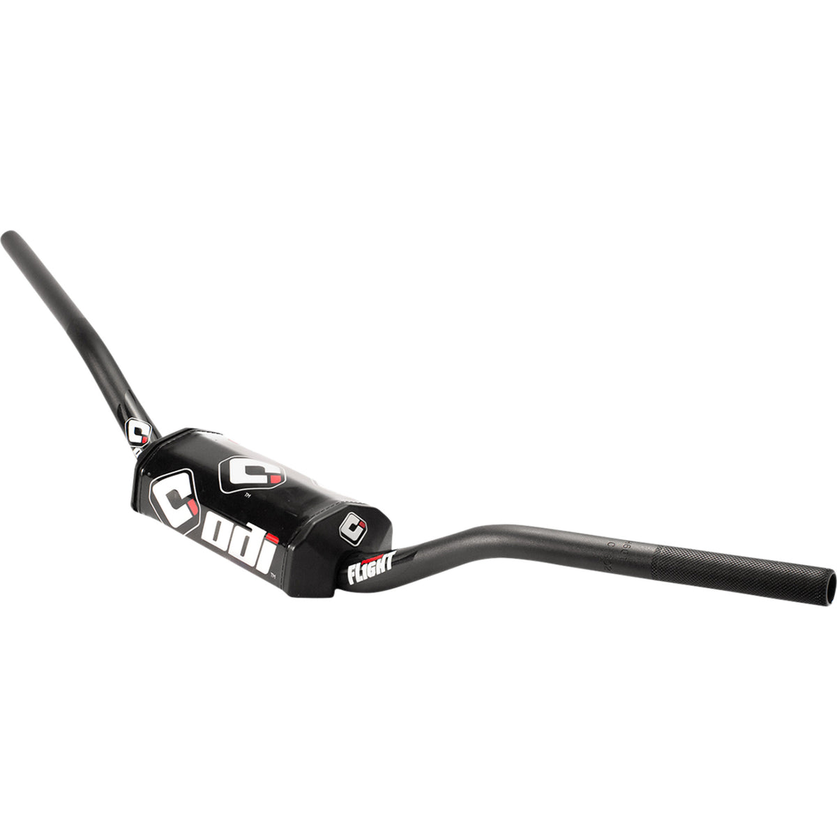 ODI 0601-5019 H641CFB 1-1/8" Flight Non-Crossbrace Handlebar - FMX - Black