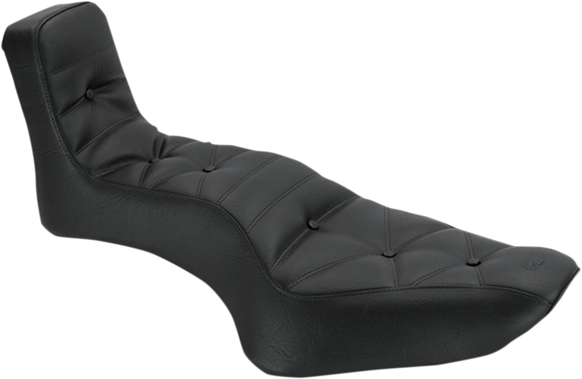 MUSTANG Diamond Stitched Throwback™ 2-Up Vinyl Seat - Sportster '04-'21