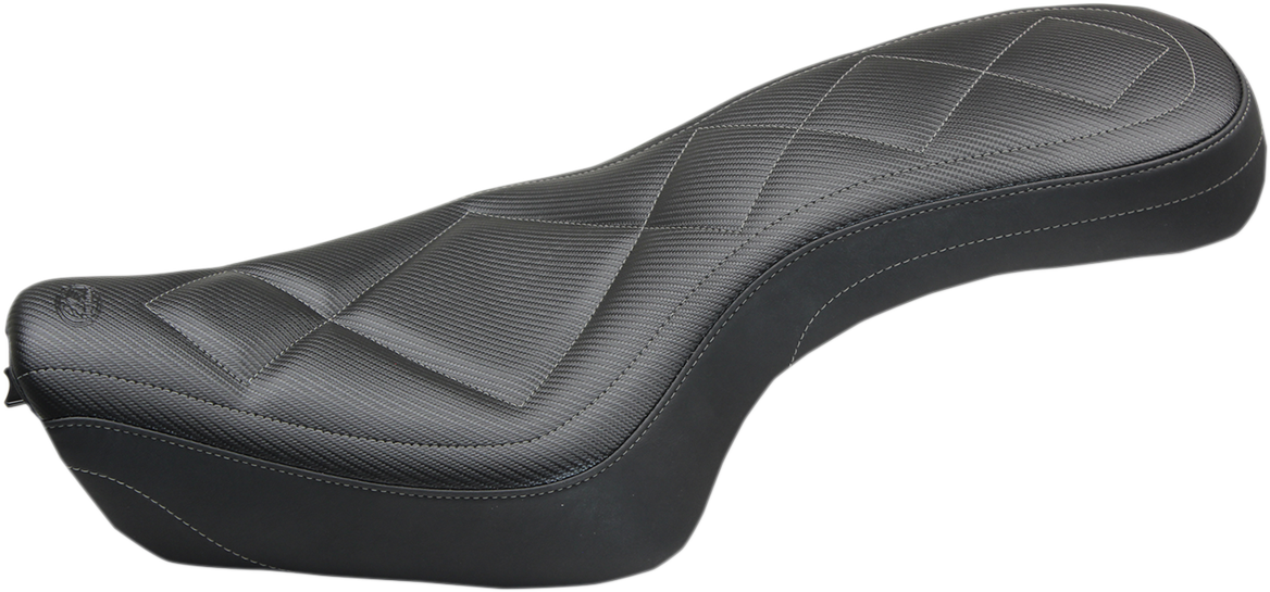 MUSTANG Super Tripper™ One-Piece 2-Up Seat- Carbon - Sportster '04-'21