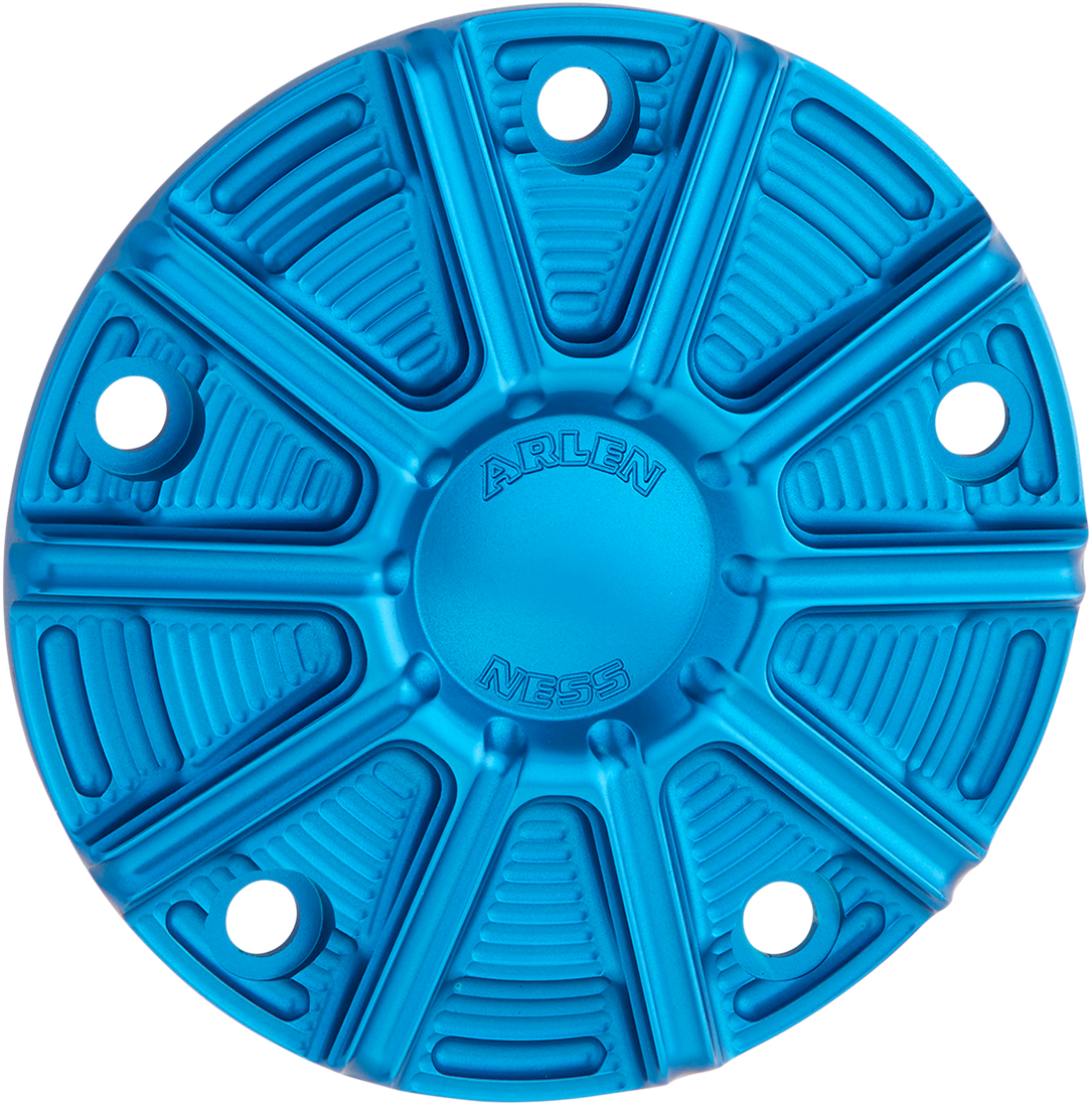 ARLEN NESS 10-Gauge Points Cover - Blue Anodized - Twin Cam
