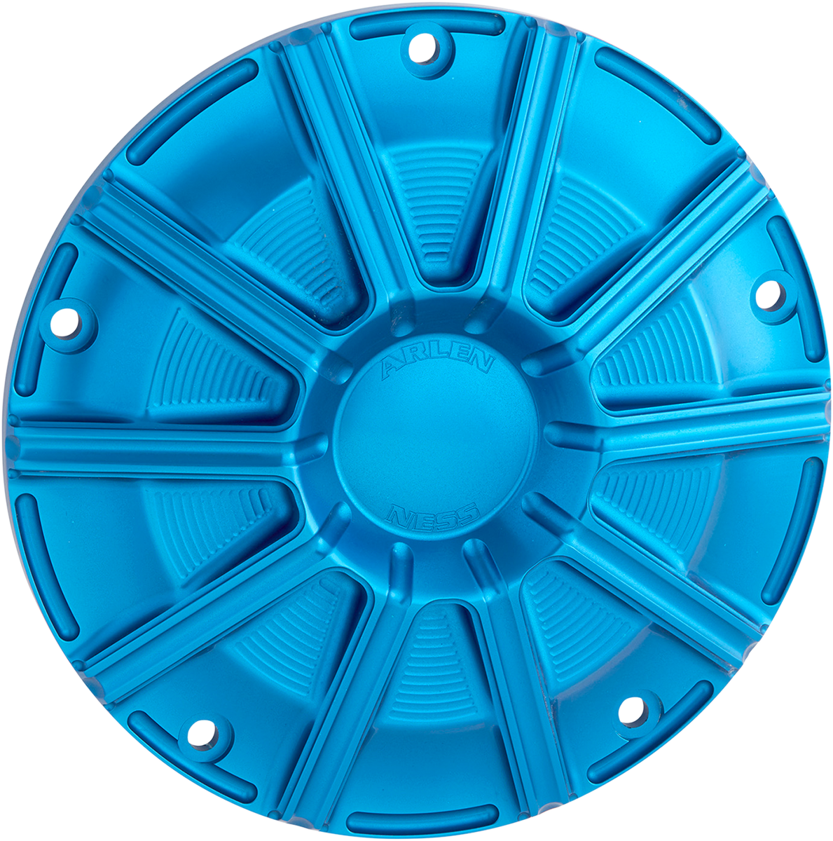 ARLEN NESS 10-Gauge Derby Cover - Blue Anodized - Touring/Trike '15-'25
