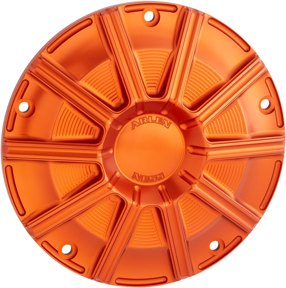 ARLEN NESS 10-Gauge Derby Cover - Orange Anodized - Touring/Trike '15-'25