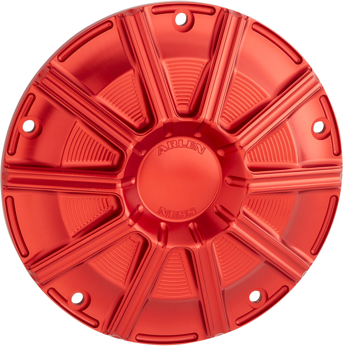 ARLEN NESS 10-Gauge Derby Cover - Red Anodized - Touring/Trike '15-'25