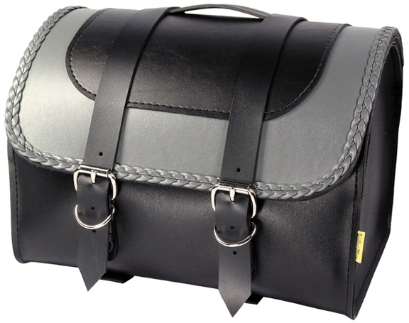 Gray Thunder Braided Max Pax 13"W x 9.5"H x 10"D by Willie & Max