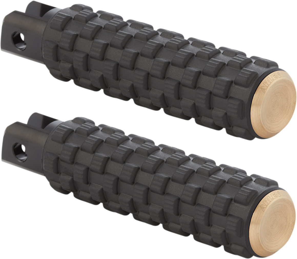 ARLEN NESS Air Trax Footpegs - Driver - Brass - Indian Scout