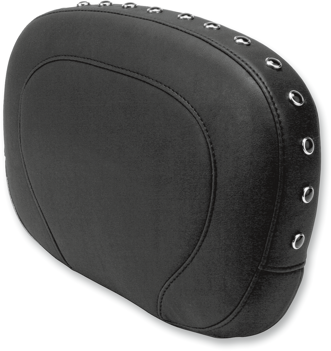 MUSTANG Passenger Backrest Pad - Black Studs - FLHR / FLHX '94-'21