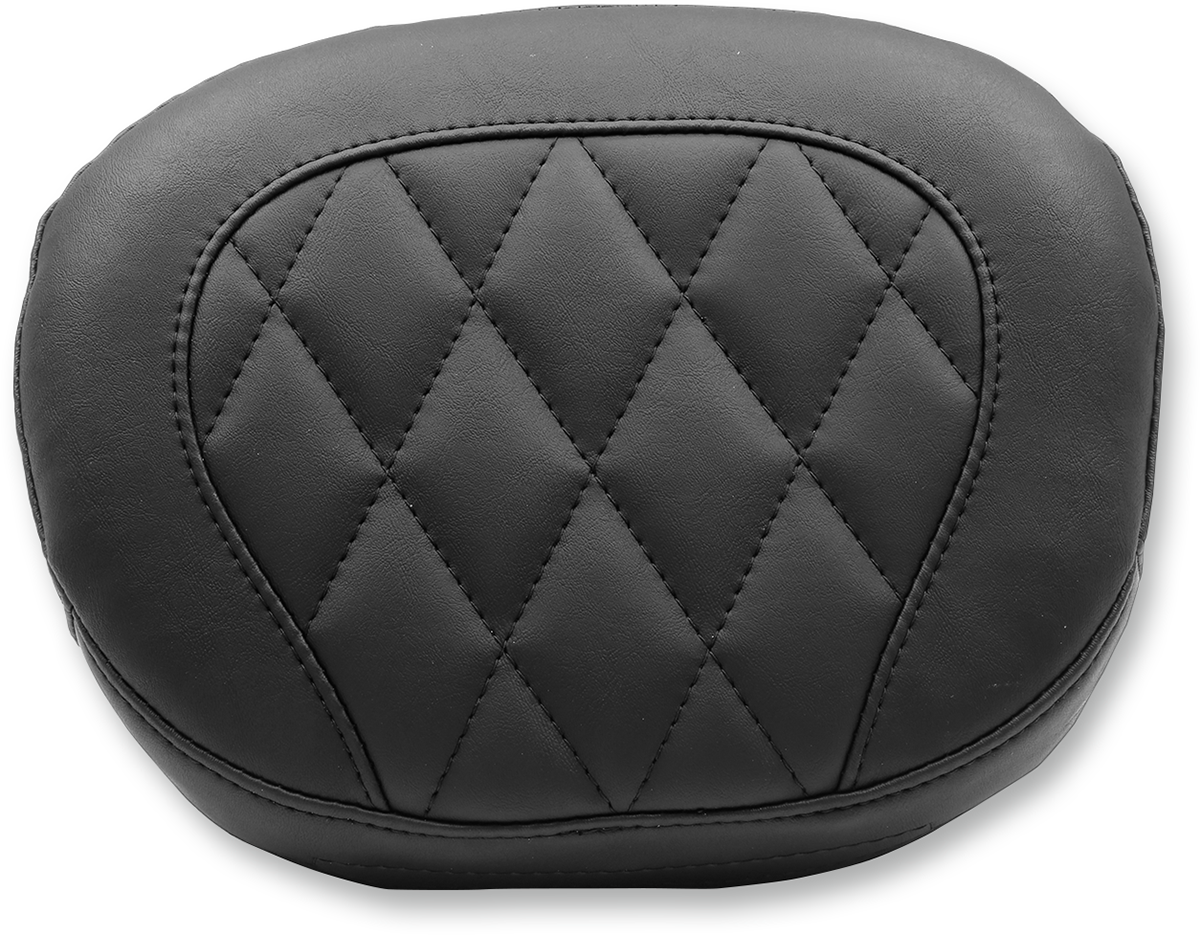 MUSTANG Sissy Bar Pad - Large - Black - Diamond - FLS / FXS '11-'17