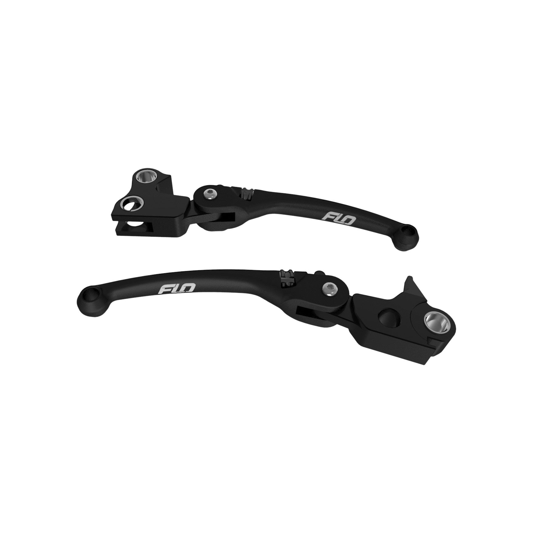 FLO MOTORSPORTS MX STYLE LEVER SET BLACK `96-17 FXD - 122-0800
