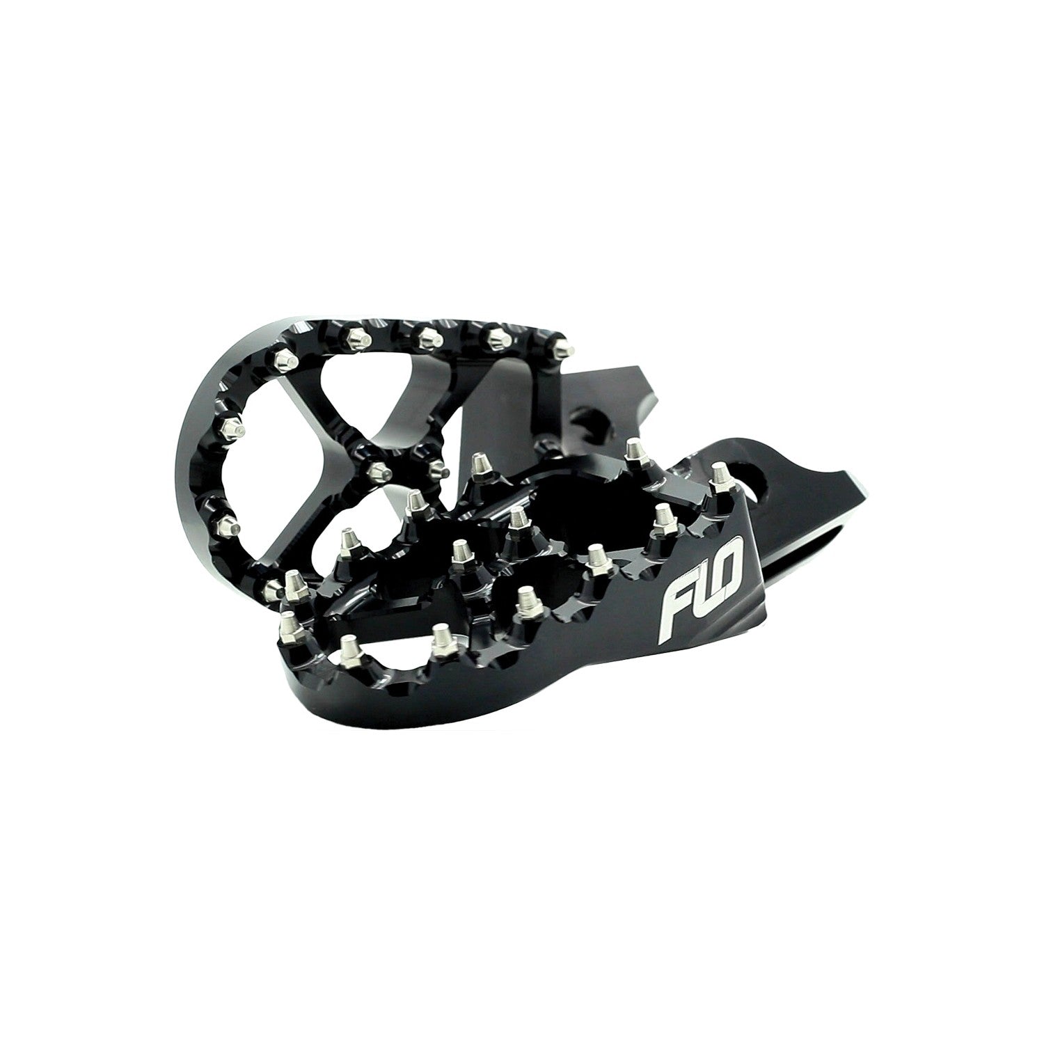 FLO MOTORSPORTS PRO SERIES FOOT PEGS BLACK - 122-8028