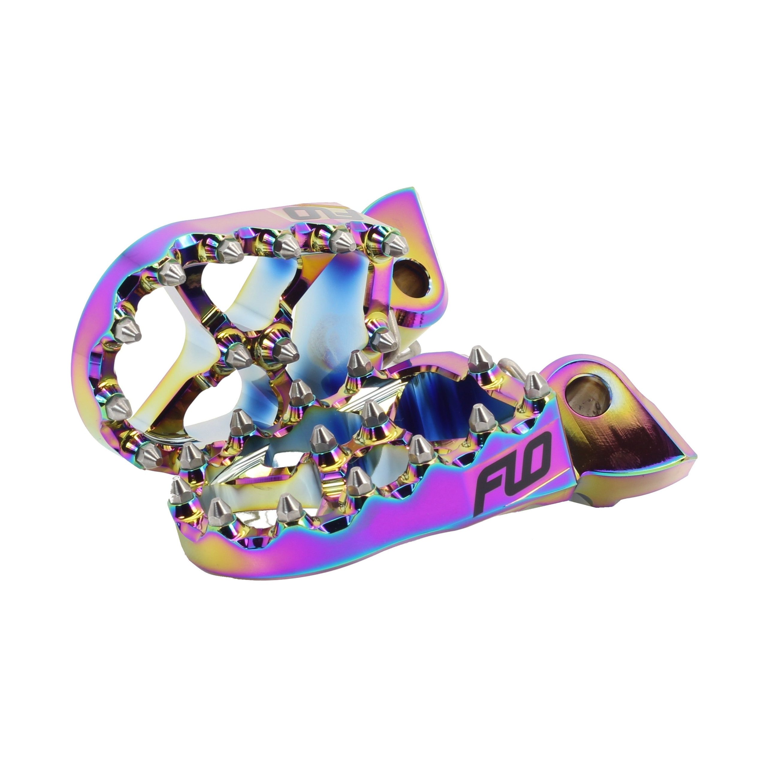FLO MOTORSPORTS PRO SERIES FOOT PEGS JET FUEL - 122-8028J