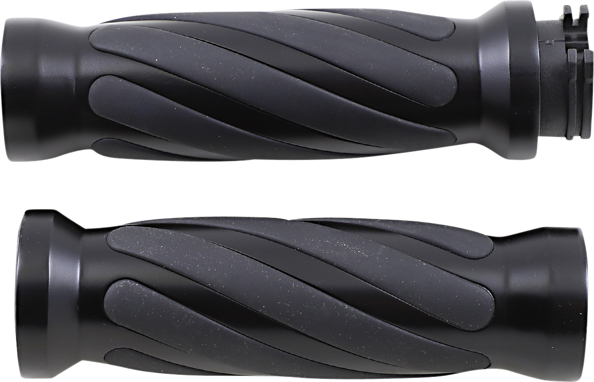 DRAG SPECIALTIES Twisted Grips - Cable - Matte Black