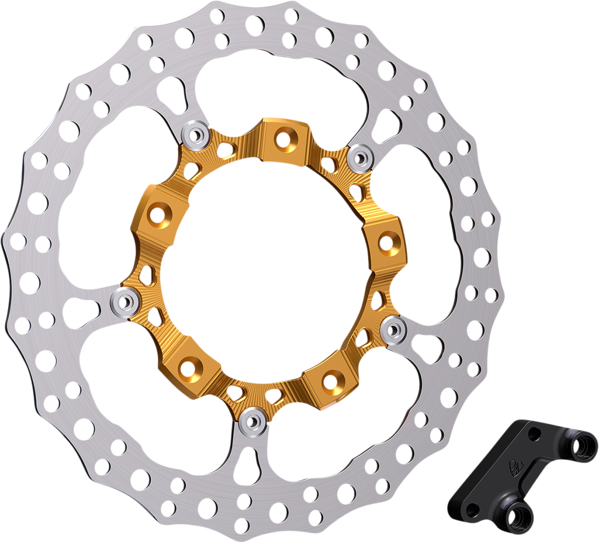 ARLEN NESS Big Brake 14" Full Floating Brake Rotor Kit - Front Right