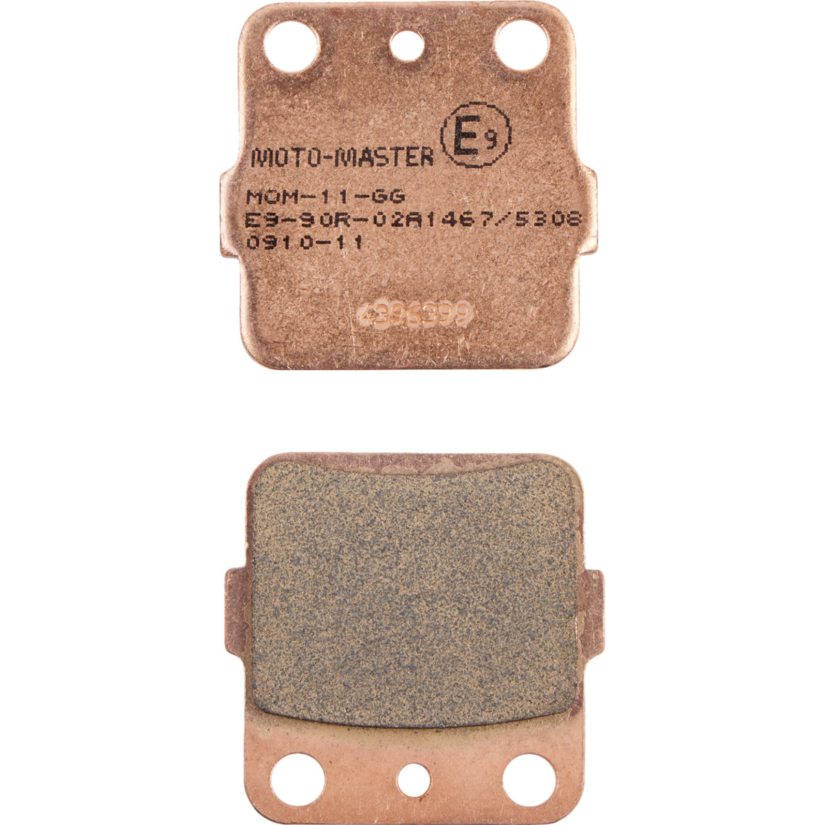 MOTO-MASTER 1721-3414 91011-PU Sintered Brake Pads Brake Pads - Racing Series