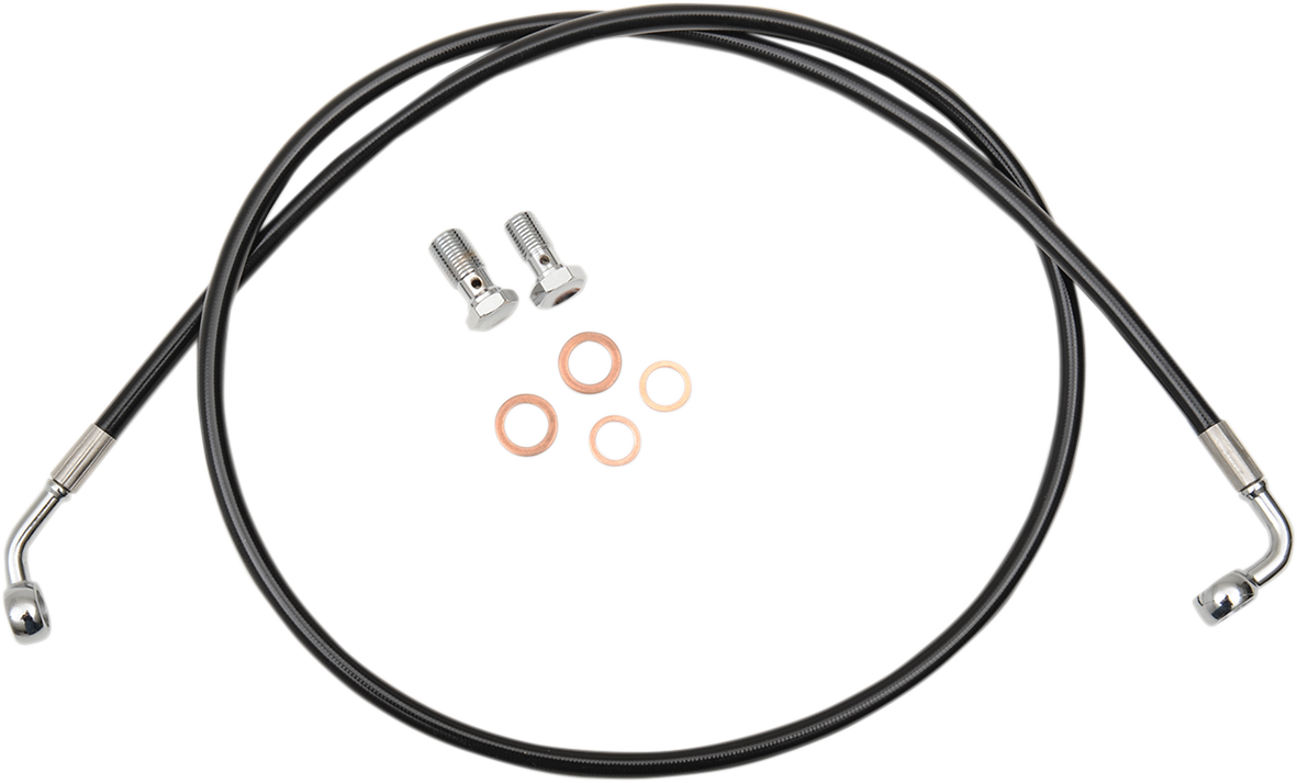 LA CHOPPERS Brake Line - Mini Ape Hanger Handlebars - Black - XL '04-'22