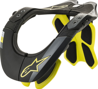 Alpinestars Bionic Neck Support Black/Yellow Lg-Xl