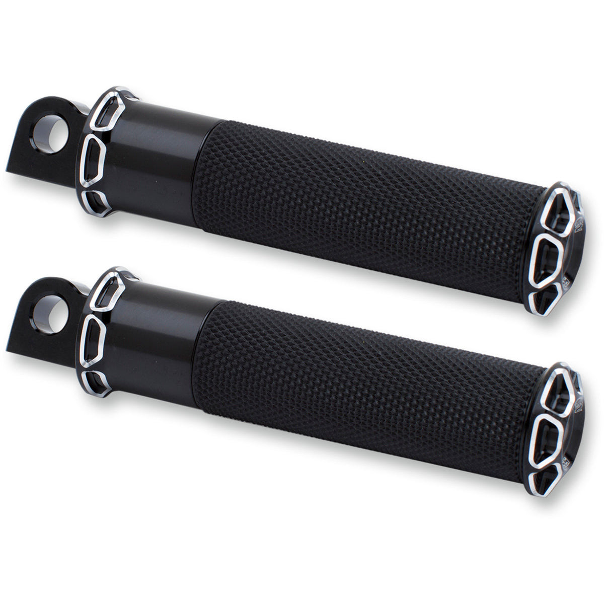 ARLEN NESS 1620-1097 07-929 Fusion Male-Mount Footpegs - Beveled - Black