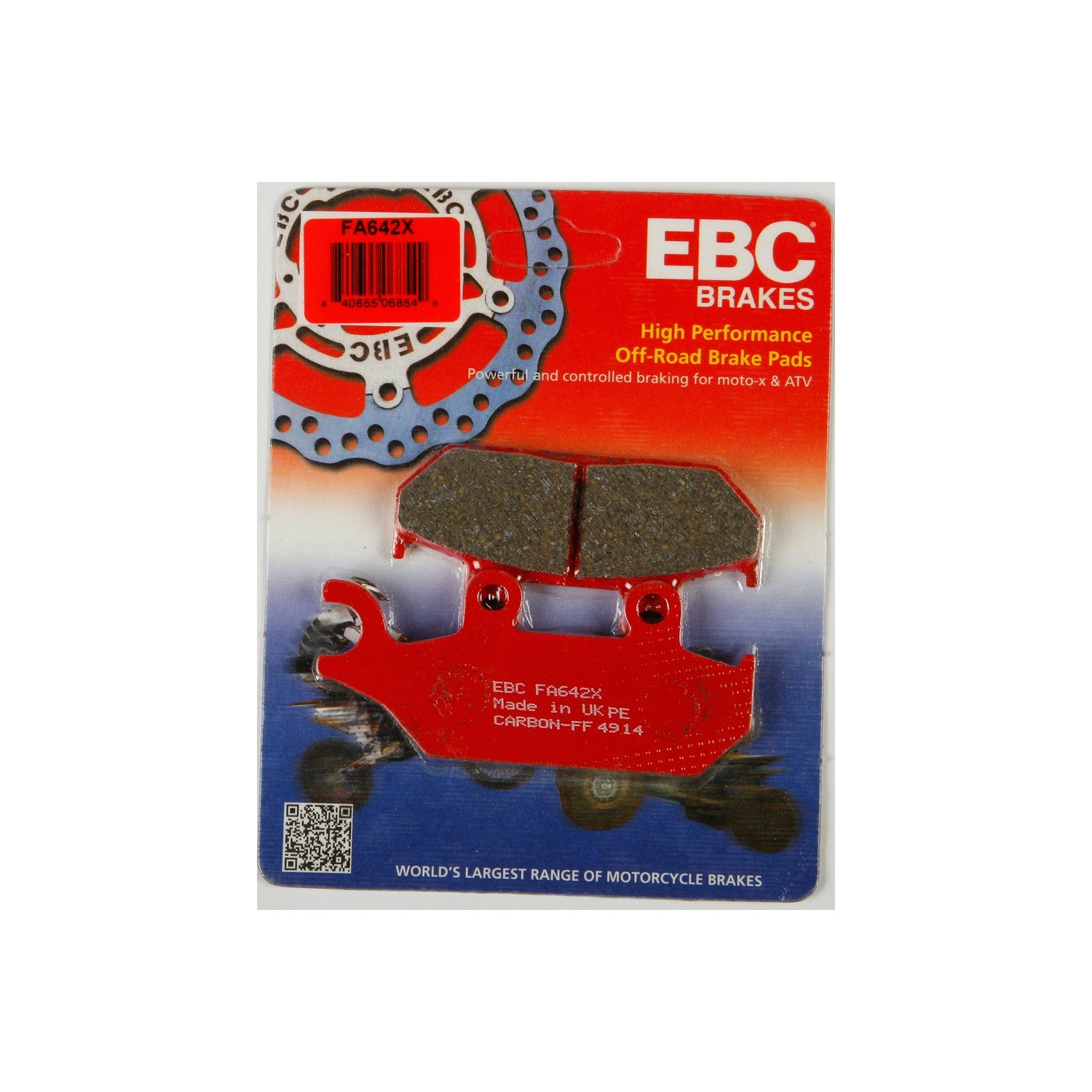 EBC BRAKE PADS FA642X CARBON X SERIES - 15-642X