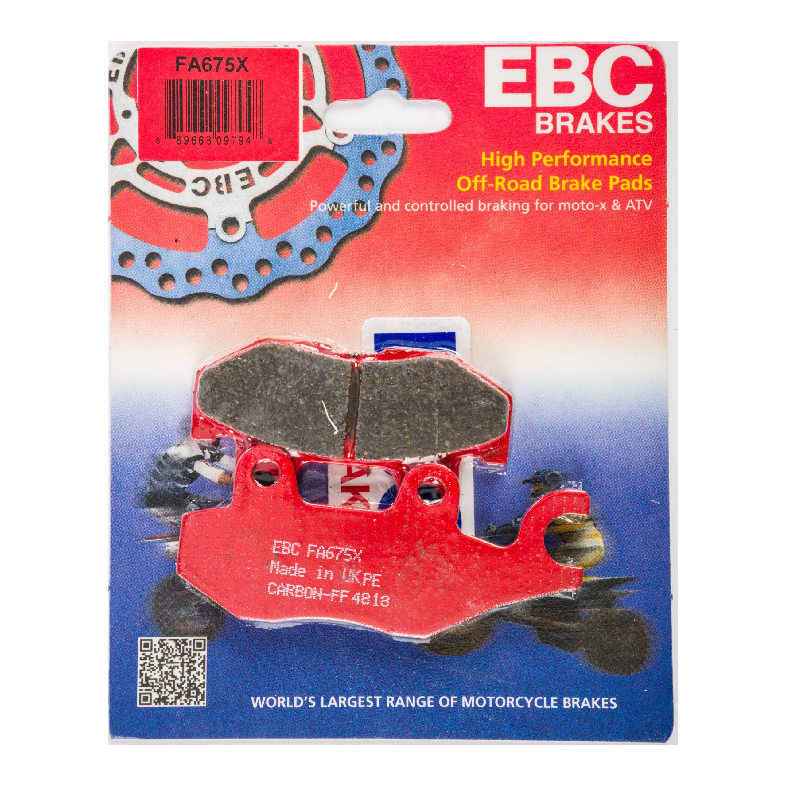 EBC BRAKE PADS FA675X CARBON X SERIES - 15-675X