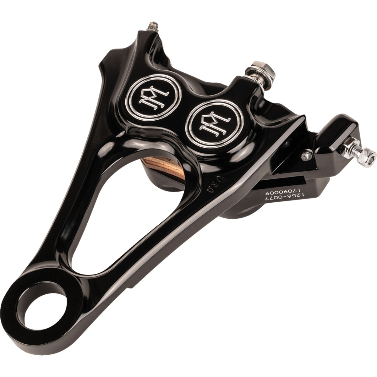 Performance Machine Brake Caliper - 1256-0084-BM For Harley Softail 2018-2022