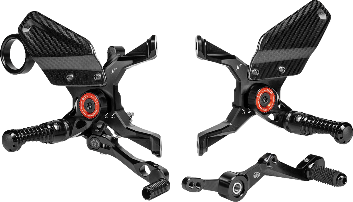 Gilles Tooling MUE2 Rearsets BMW S1000R / M1000R 2021-2026