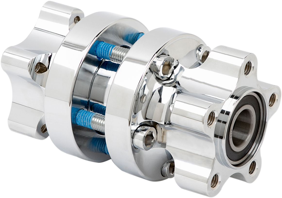 ARLEN NESS Rear Single Disc Cartridge Hub Kit - Chrome - '08-'17 FXD