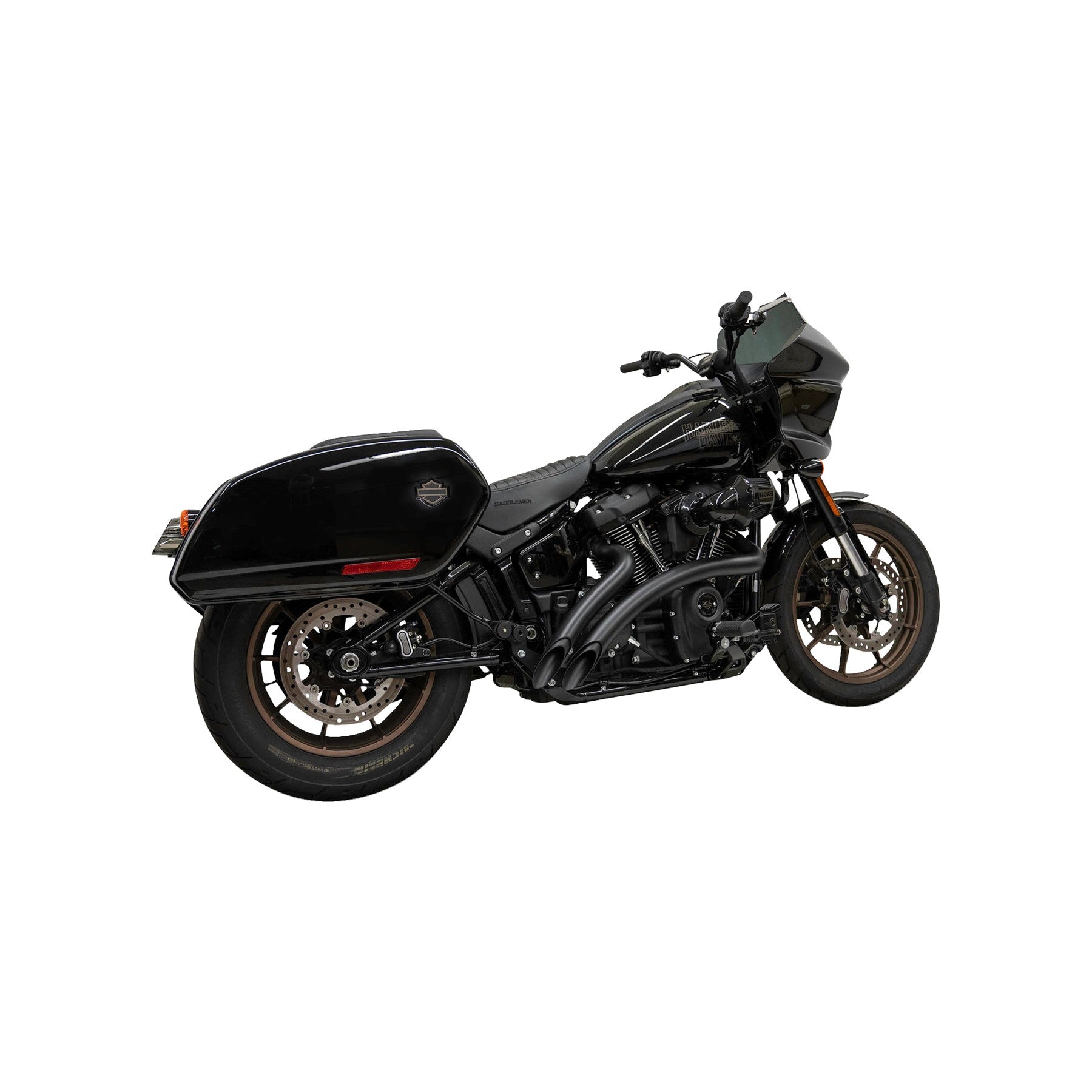 BASSANI XHAUST Radial Sweepers Exhaust System Black - 1800-2242