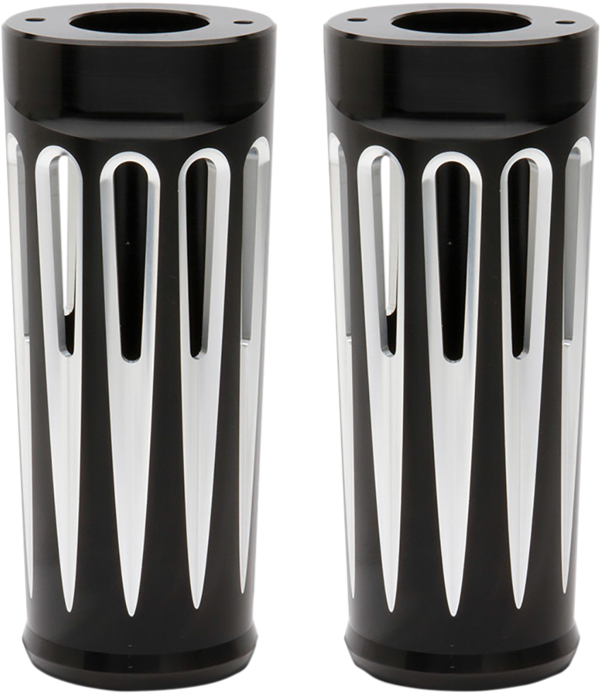 ARLEN NESS Aluminum Extended Length Fork Boot Covers - Deep Cut - '14-'25 FLH/FLT