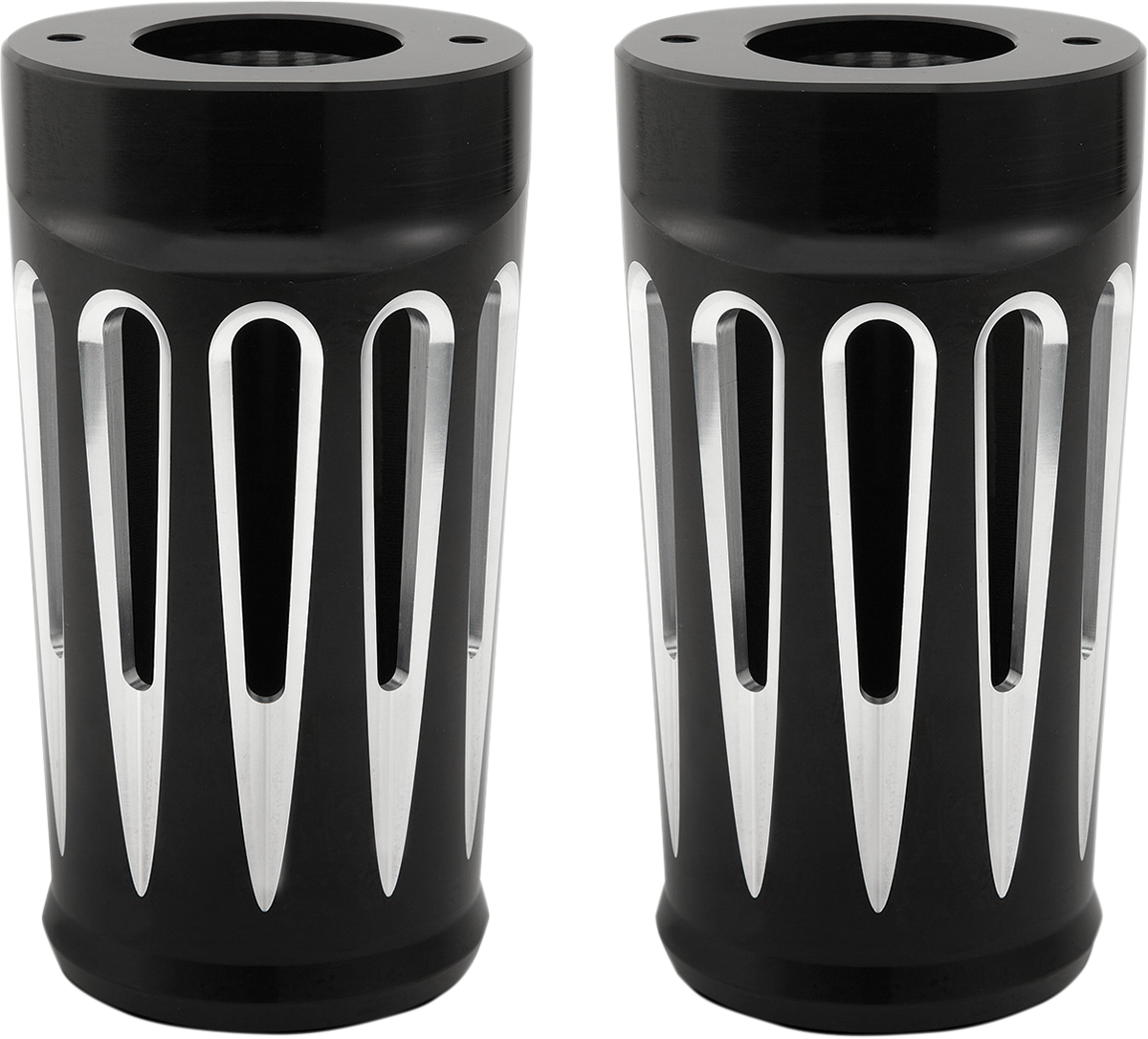 ARLEN NESS Aluminum Standard Length Fork Boot Covers - Deep Cut - '14-'25 FLH/FLT
