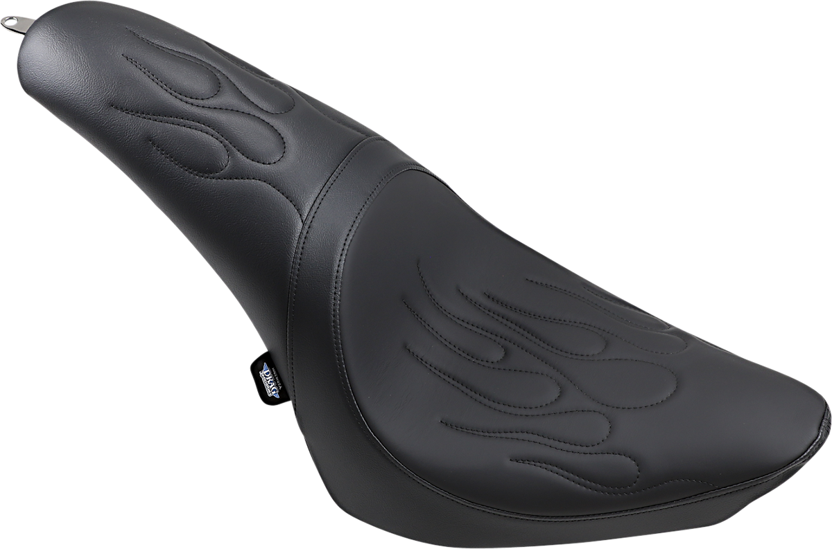 DRAG SPECIALTIES Predator Seat - Flame Stitched - Softail '00-'17