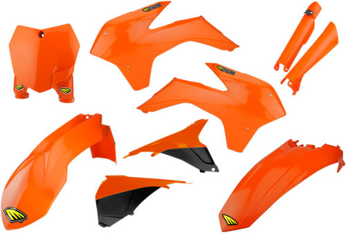 Cycra Complete Orange/Black Plastic Powerflow Body Kit (1CYC-9310-22)