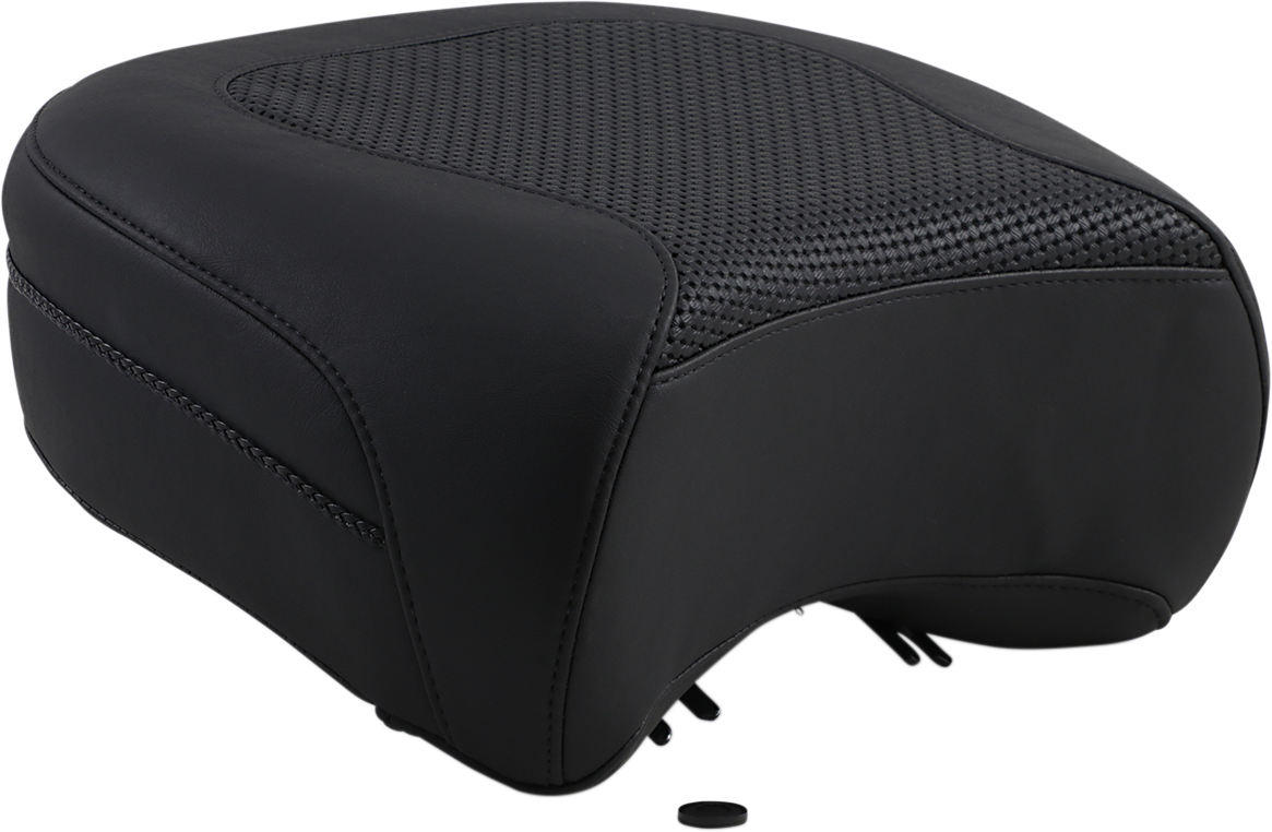 MUSTANG Police Air Ride Rear Seat - Textured - Black - FLH '97-'21