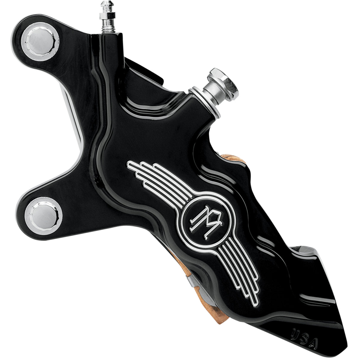 Performance Machine Brake Caliper Kit - 0051-2915-BM For Harley Motorcycles 2000-2014