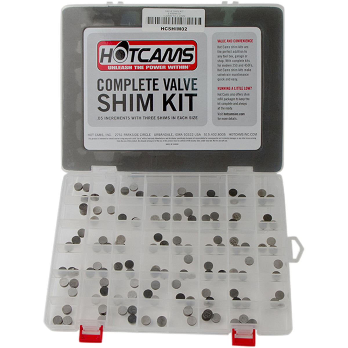 HOT CAMS 0925-0332 HCSHIM00 Complete Valve Shim Kit Valve Shim Kit - 8.90 mm O.D. - KTM