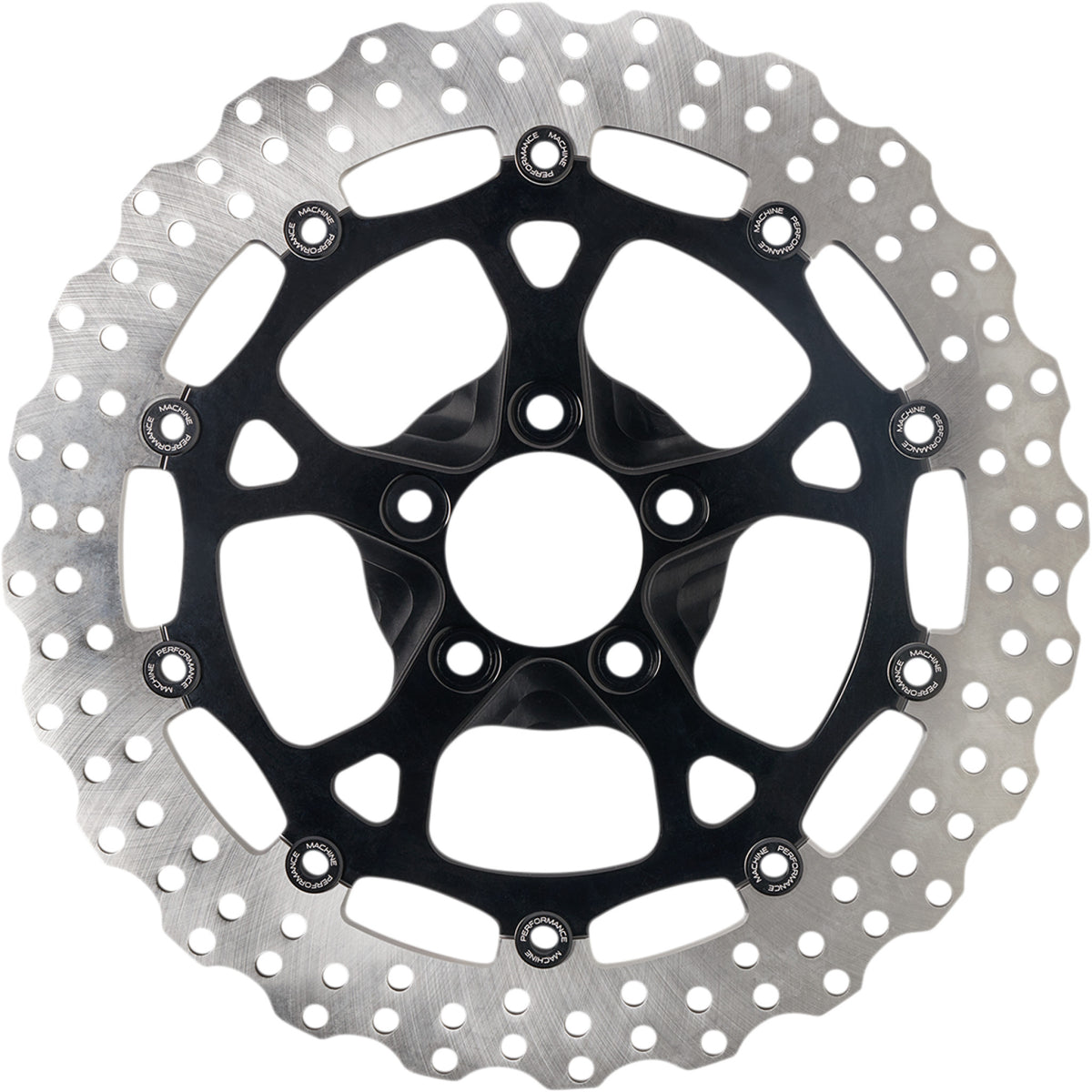 Performance Machine Brake Rotor - 0133-3059S-B For Harley Motorcycles 2006-2020