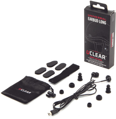 U-Clear Half Helmet Earbuds w/ Mini USB - Universal
