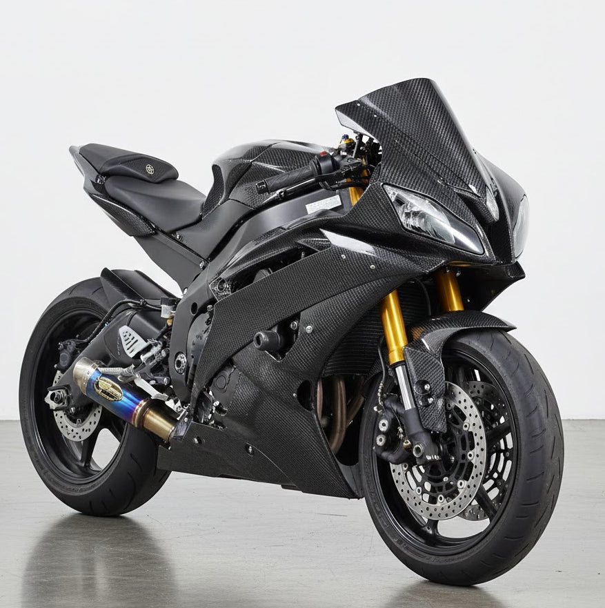 Hotbodies Racing Carbon Fiber 200g Race Bodywork Yamaha YZF-R6 2008-20