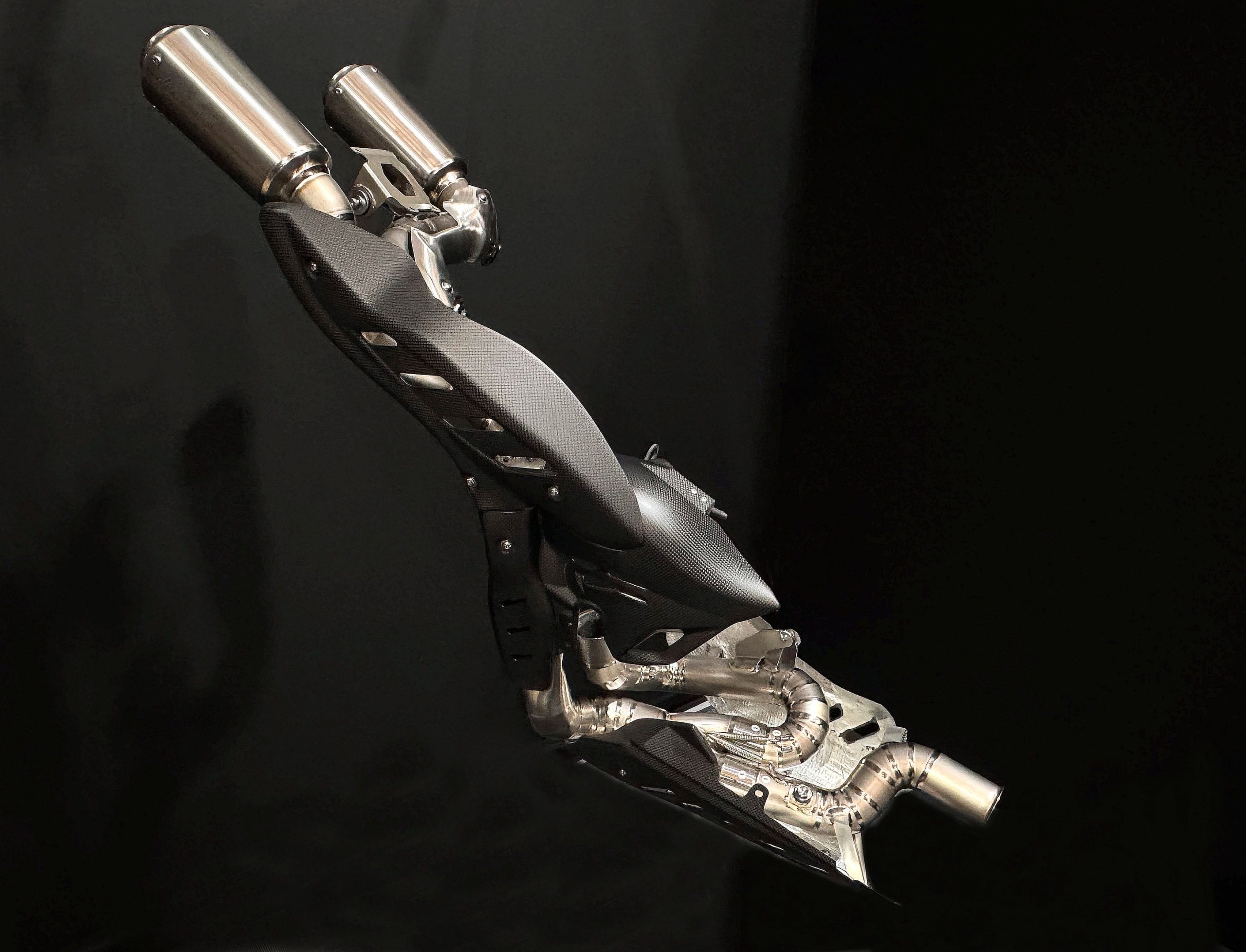 Vandemon Titanium High Mount Slip-On Ducati Panigale/Streetfighter V4