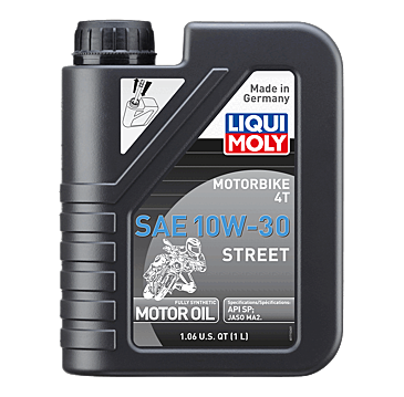 Liqui Moly 4T Synthetic Street Engine Oil - 10W-30