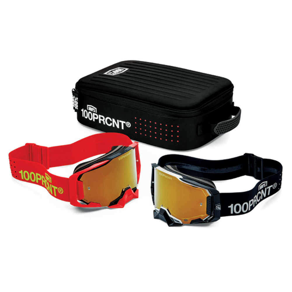 100% Dual Armega Racer Pro Goggles Pack