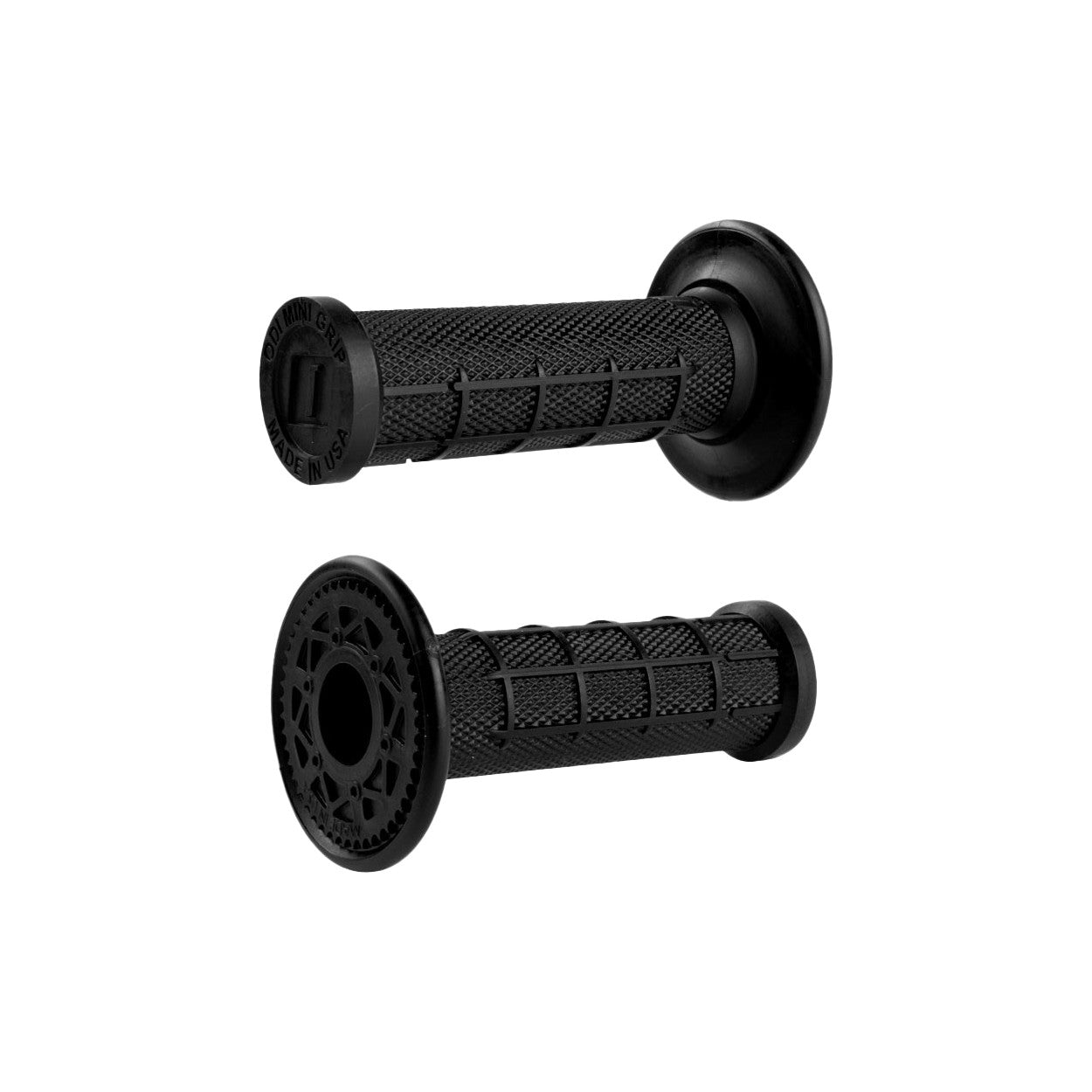 ODI MINI MX HALF WAFFLE GRIPS BLACK - 206-1065