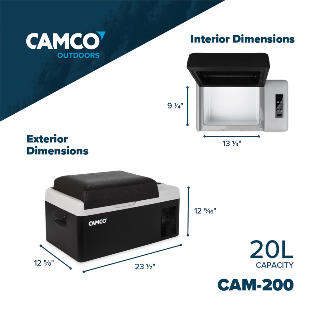 Camco 20 Liter Portable Refrigerator
