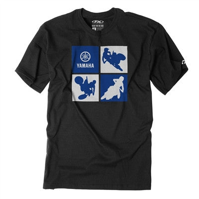 Factory Effex Youth Yamaha Silhouette T-Shirt - Black