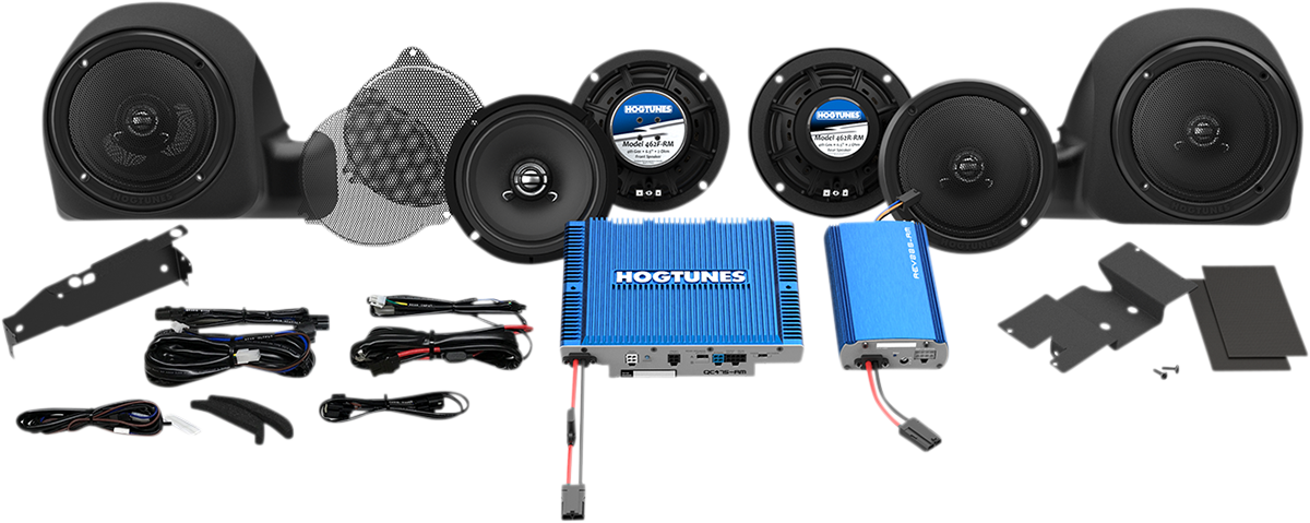 HOGTUNES QC Ultra 6-RM Dual Amp / 6 Speaker Kit - Ultra '14-'22